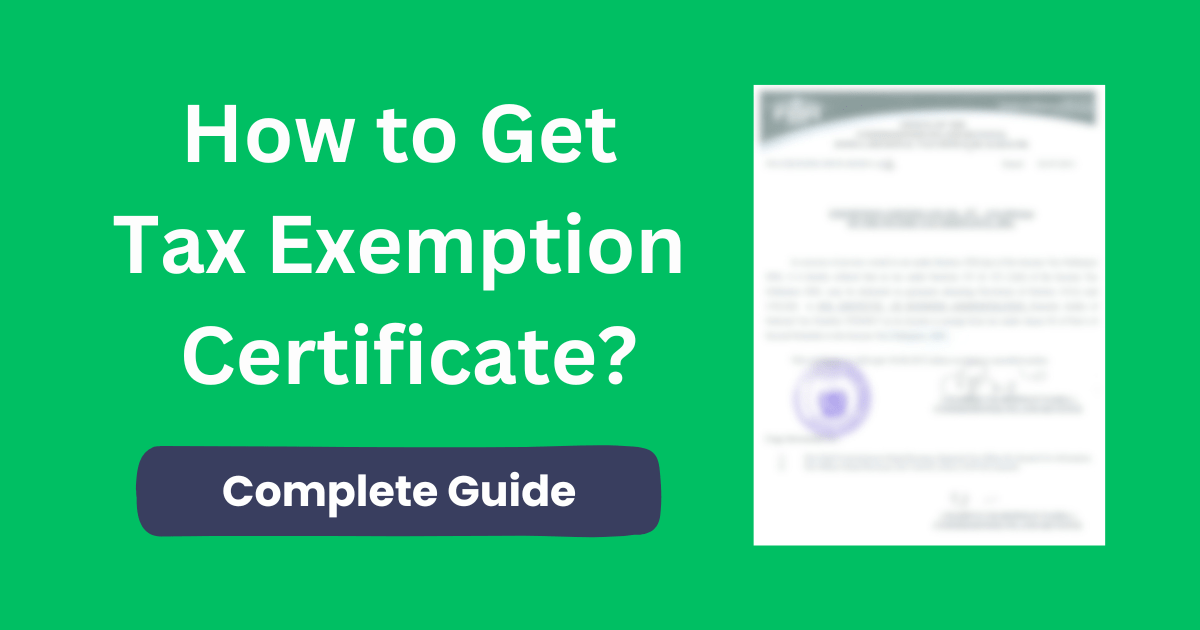 How To Get A Tax Exemption Certificate In Pakistan Updated 2023 